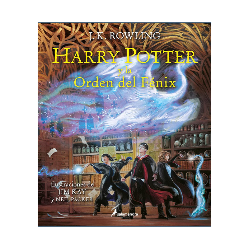 西班牙语原版 Harry Potter y la orden del Fenix 哈利波特与凤凰社 西班牙语版 J.K. Rowling罗琳 插图版 进口原版书籍