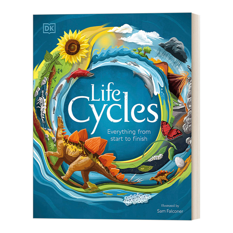 英文原版 Life Cycles Everything from Start to Finish 生命周期 从事物开始到完成过程 DK百科 美版 英文版 进口英语原版书籍