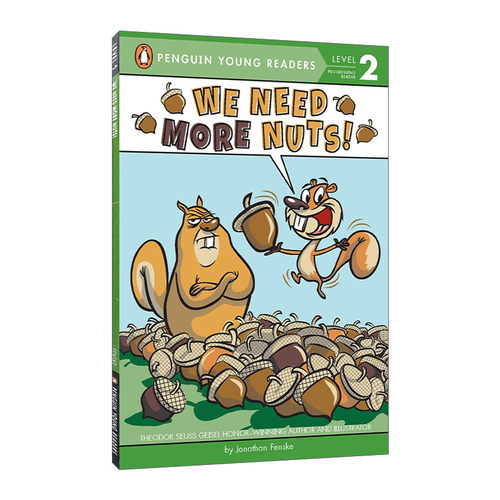 英文原版 We Need More Nuts! Penguin Young Readers  Level 2 我们需要更多的坚果！企鹅青少分级阅读2级 英文版 进口英语书籍