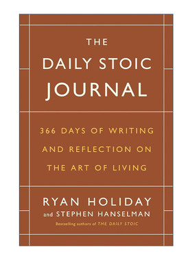 英文原版 The Daily Stoic Journal 每日斯多葛日报 关于生活艺术的366天写作和反思 绝对自控作者Ryan Holiday 精装 进口英语书籍