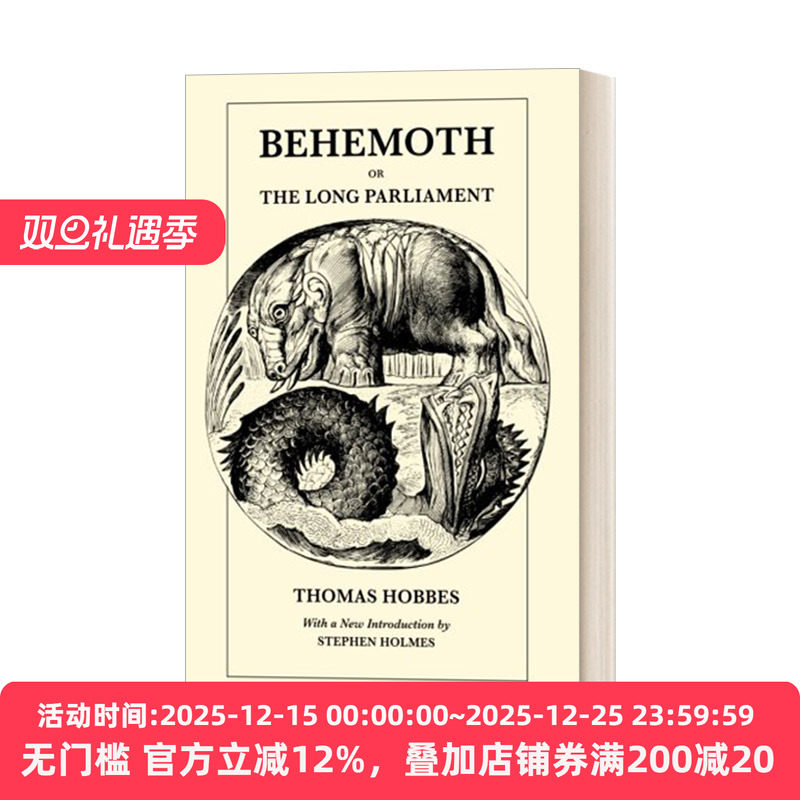 英文原版 Behemoth or The Long Parliament 比希莫特 英国内战缘由史 利维坦作者霍布斯Thomas Hobbes 英文版 进口英语原版书籍