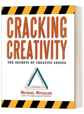 英文原版 Cracking Creativity The Secrets of Creative Genius 创意的技术 100位天才的9种思考习惯 Michael Michalko 进口