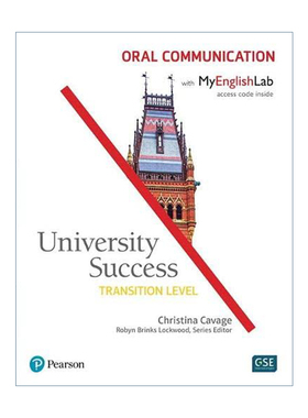 英文原版 University Success Oral Communication  Transition Level  with MyEnglishLab 培生学术留学 口头表达 过渡级 英文版