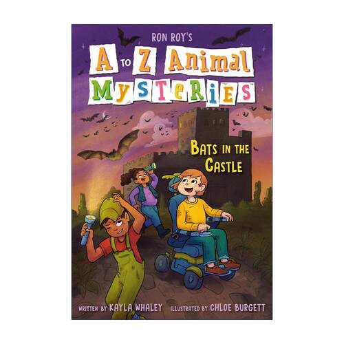 英文原版 A to Z Animal Mysteries #2 Bats in the Castle 动物神秘案件系列2 城堡里的蝙蝠 Ron Roy 英文版 进口英语原版书籍