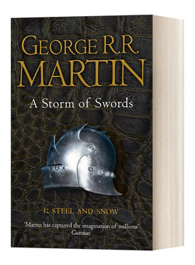 冰与火之歌3-1 冰雨的风暴 上 铁与雪 A Storm of Swords  Part 1 Steel and Snow 英文原版科幻小说 进口英语书籍