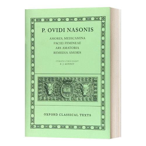 英文原版 Ovid Amores Medicamina Faciei Femineae 奥维德 爱的艺术 爱的补救措施 英文版 进口英语原版书籍