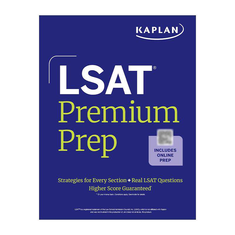 英文原版 LSAT Prep Plus 2025 卡普兰 美国法学院入学考试备考 含在线资源 英文版 进口英语原版书籍