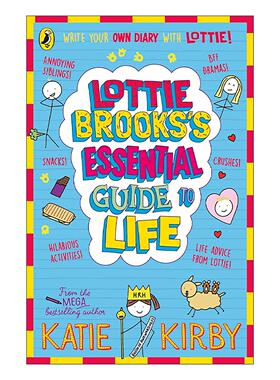 英文原版 Lottie Brooks’s Essential Guide to Life 洛蒂极其尴尬的生活 洛蒂的生活建议 少儿活动书 英文版 进口英语原版书籍