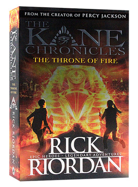 The Throne of Fire The Kane Chronicles Book 2 埃及守护神系列2 凯恩与烈焰王座 Percy Jackson波西杰克逊第三季 英文原版小说