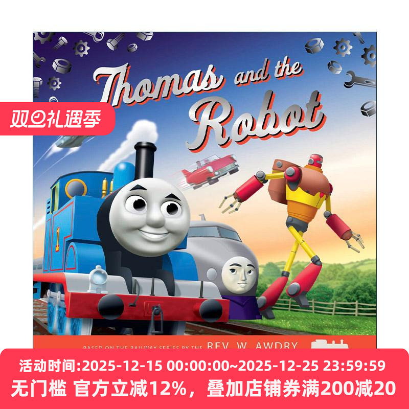 英文原版 Thomas & Friends Thomas and the Robot 托马斯小火车绘本 托马斯和机器人 英文版 进口英语原版书籍