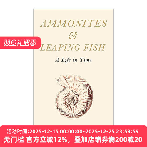 英文原版 Ammonites and Leaping Fish 菊石与跃鱼 时光中的一生 古生物学地质学读物 精装 英文版 进口英语原版书籍