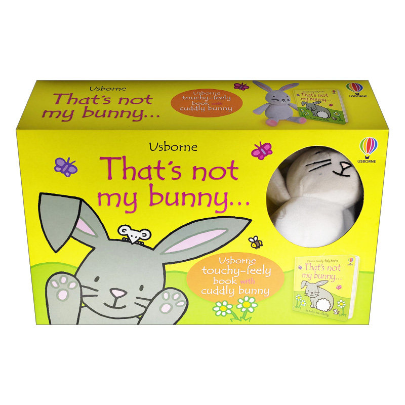 That's Not My Bunny Book and Toy 那不是我的兔子 精装 英文原版儿童绘本