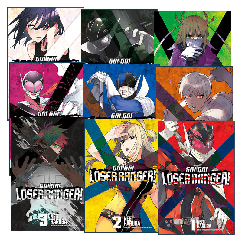英文原版 Go! Go! Loser Ranger! 战队大失格系列1-9册 同名动漫漫画 五等分的新娘作者春场葱 讲谈社 英文版 进口英语原版书籍