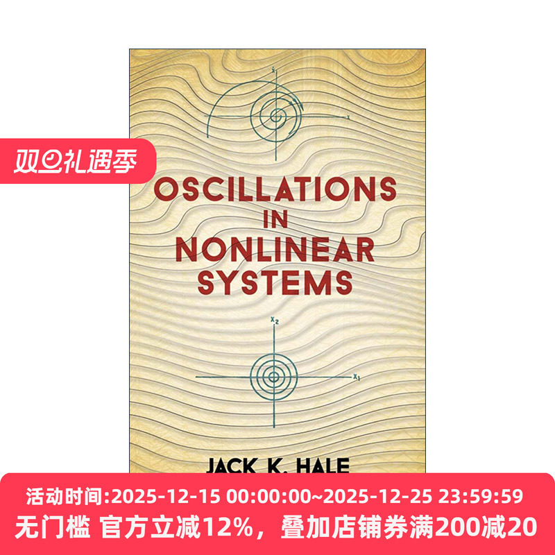 英文原版 Oscillations in Nonlinear Systems 非线性系统中的振动 布朗大学数学教授Jack K. Hale英文版 进口英语原版书籍