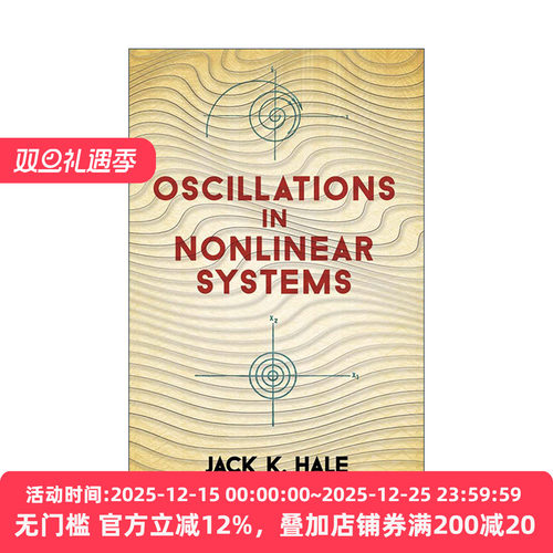 英文原版 Oscillations in Nonlinear Systems 非线性系统中的振动 布朗大学数学教授Jack K. Hale英文版 进口英语原版书籍