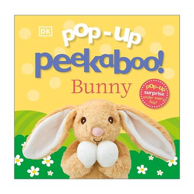 英文原版 Pop-Up Peekaboo Bunny 躲猫猫立体纸板书 小兔子 DK儿童启蒙认知趣味绘本 英文版 进口英语原版书籍