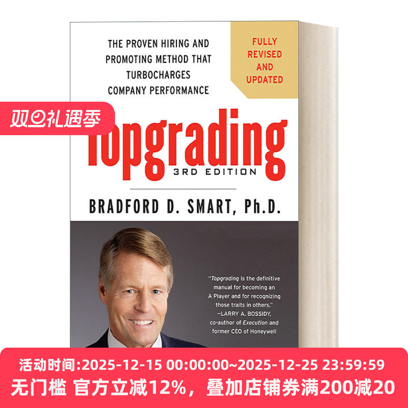 英文原版 Topgrading  3rd Edition 顶级评级法速查手册，第三版 如何招聘、培训及留住A类员工 人才管理 英文版 进口英语原版书籍