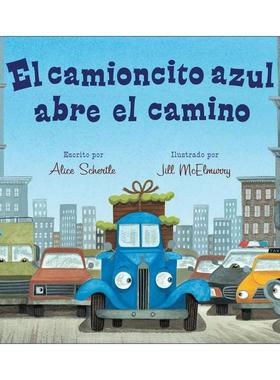 原版 El camioncito azul abre el camino Little Blue Truck Leads the Way 蓝色小卡车带路 西班牙语 纸板书 进口原版书籍