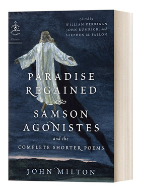 英文原版 Paradise Regained Samson Agonistes and the Complete Shorter Poems 复乐园 力士参孙和短诗集 英文版 进口英语书籍