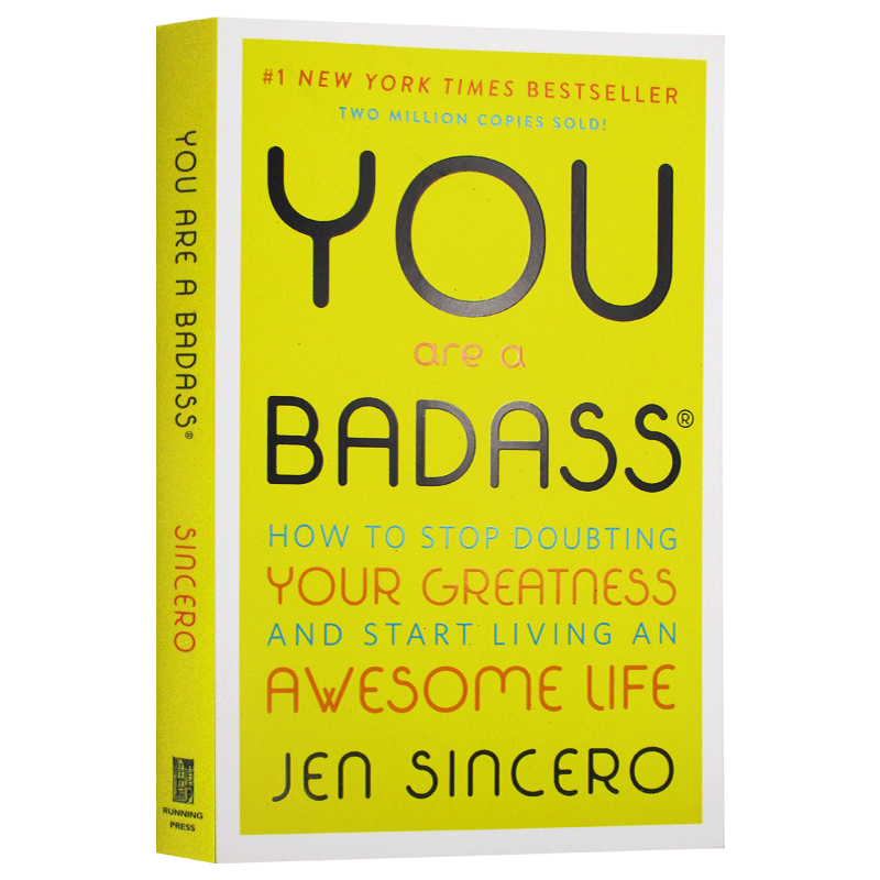 你是个惯犯 如何停止怀疑自身的优点和展开美好的人生 You Are a Badass 一本告诉你如何实现自我的畅销书 英文版英语书