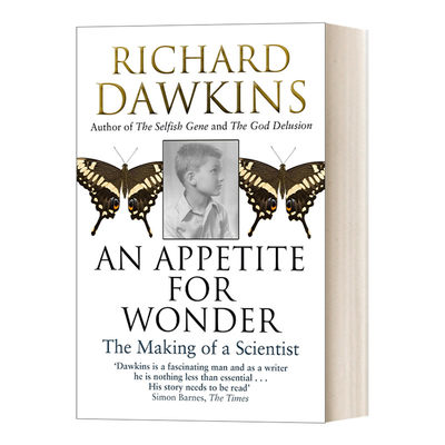 英文原版 An Appetite For Wonder The Making of a Scientist 理查德·道金斯传 上 一个科学家的养成 英文版 进口英语原版书籍