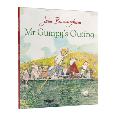 Mr Gumpy's Outing 和甘伯伯去游河 约翰·伯宁罕绘本 凯特·格林纳威奖
