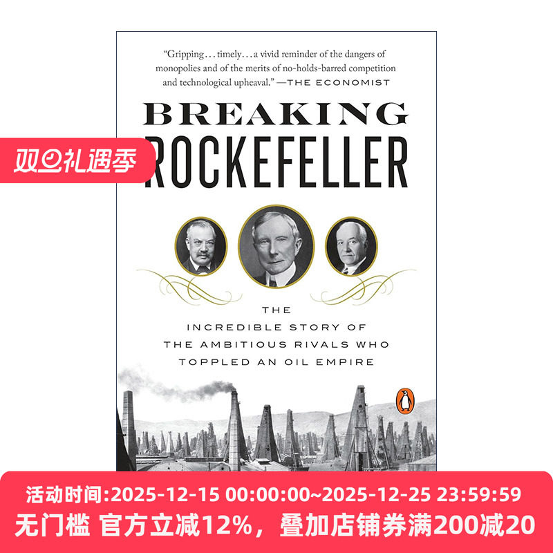 英文原版 Breaking Rockefeller 撼动洛克菲勒 雄心勃勃的对手推翻石油帝国的不可思议故事 Peter B. Doran 英文版 进口英语原版书
