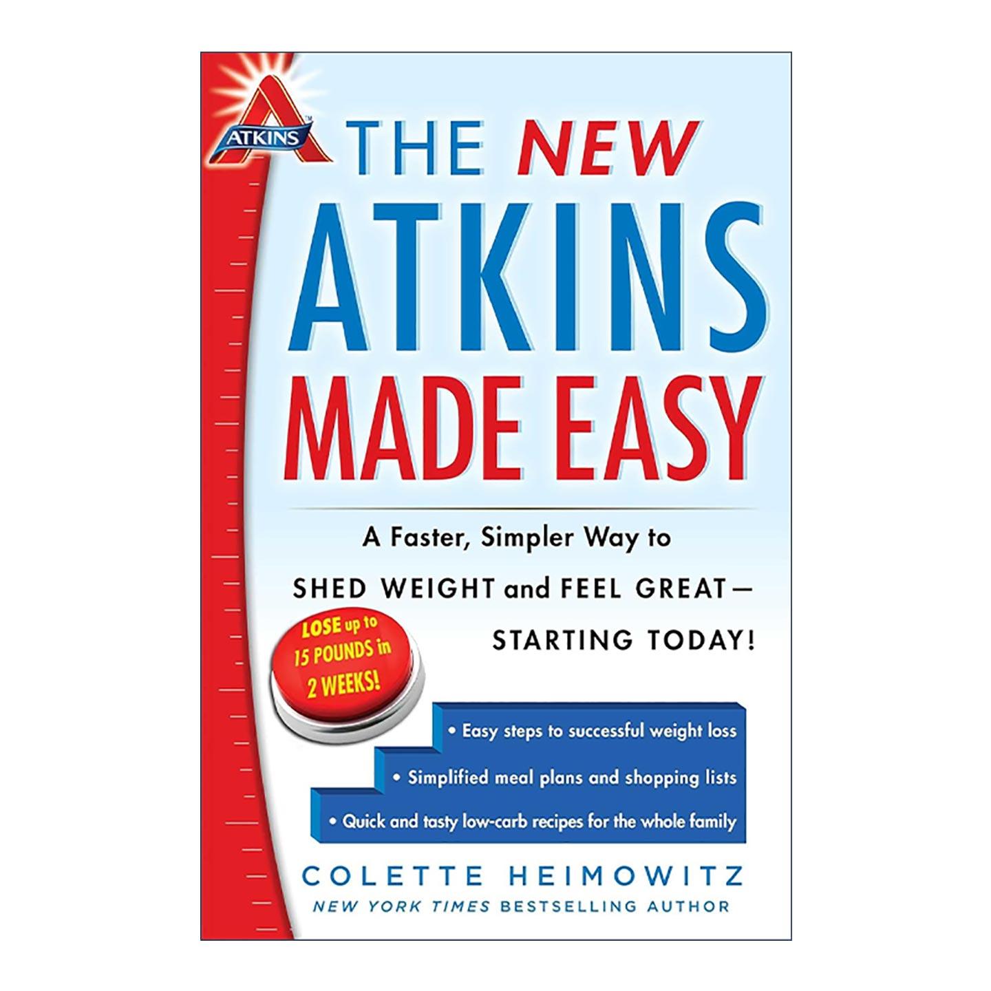 英文原版 The New Atkins Made Easy 新阿特金斯简易法 轻松减重 改善状态的便捷之道 英文版 进口英语原版书籍