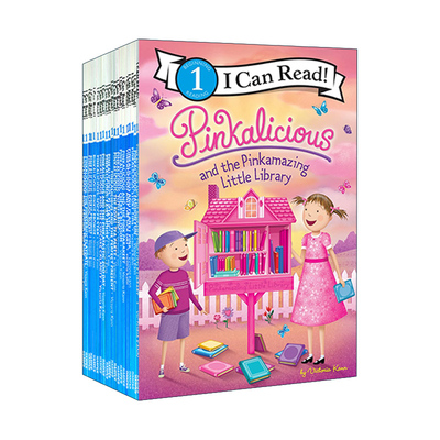 英文原版 Pinkalicious I Can Read系列第一阶段 粉红控系列20册 汪培珽书单 女孩英语分级读物 英文版 进口英语原版书籍