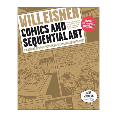 英文原版 Comics and Sequential Art 威尔·艾斯纳漫画教程 漫画和分镜头艺术 英文版 进口英语原版书籍