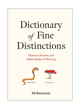 英文原版 Dictionary of Fine Distinctions 英文易混词辨析字典 精装 英文版 进口英语原版书籍