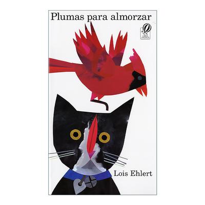 原版 Plumas para almorzar Feathers for Lunch 猫猫的午餐只有羽毛 西班牙语版 进口原版书籍