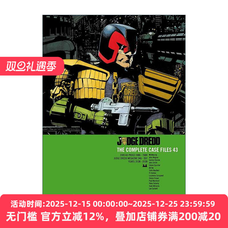 英文原版 Judge Dredd The Complete Case Files 43 特警判官 漫画合集43 英文版 进口英语原版书籍