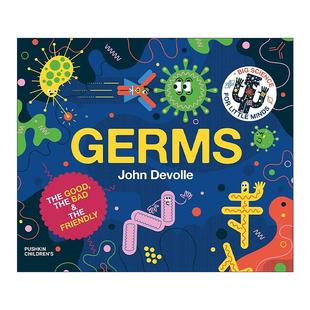 儿童科普知识绘本 书籍 进口英语原版 minds系列 Germs 细菌 John science Big 英文版 英文原版 for Devolle little