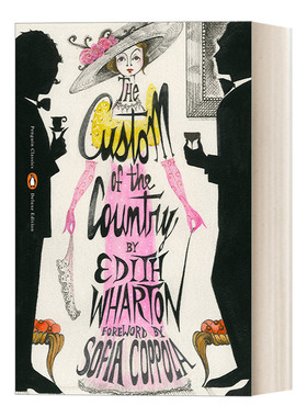 英文原版 The Custom of the Country 乡土风俗 Edith Wharton 企鹅经典豪华毛边版 英文版 进口英语原版书籍