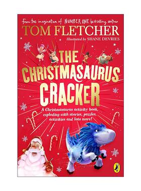 英文原版 The Christmasaurus Cracker 圣诞恐龙大彩包 二合一故事书及更多惊喜 Tom Fletcher 英文版 进口英语原版书籍
