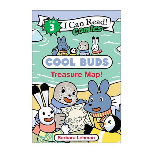 英文原版 Cool Buds Treasure Map 宝藏图 I Can Read Comics Level 3 分级阅读 英文版 进口英语原版书籍