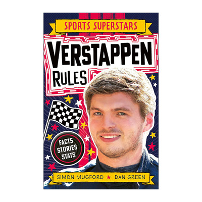 英文原版 Sports Superstars Verstappen Rules 运动明星特辑 F1赛车手 马克斯·维斯塔潘 科普百科 英文版 进口英语原版书籍