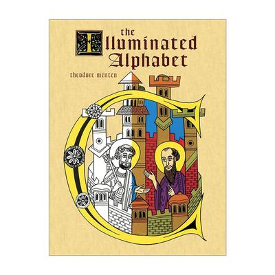 英文原版 The Illuminated Alphabet 字母装饰艺术图册 中世纪设计 英文版 进口英语原版书籍