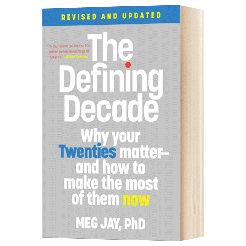 定义十年 20岁 光阴不再来 美版 The Defining Decade 英文原版心理读物书籍