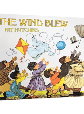 风吹起来 The Wind Blew 凯特格林纳威奖 英文原版儿童英语启蒙图画故事绘本 进口原版书籍