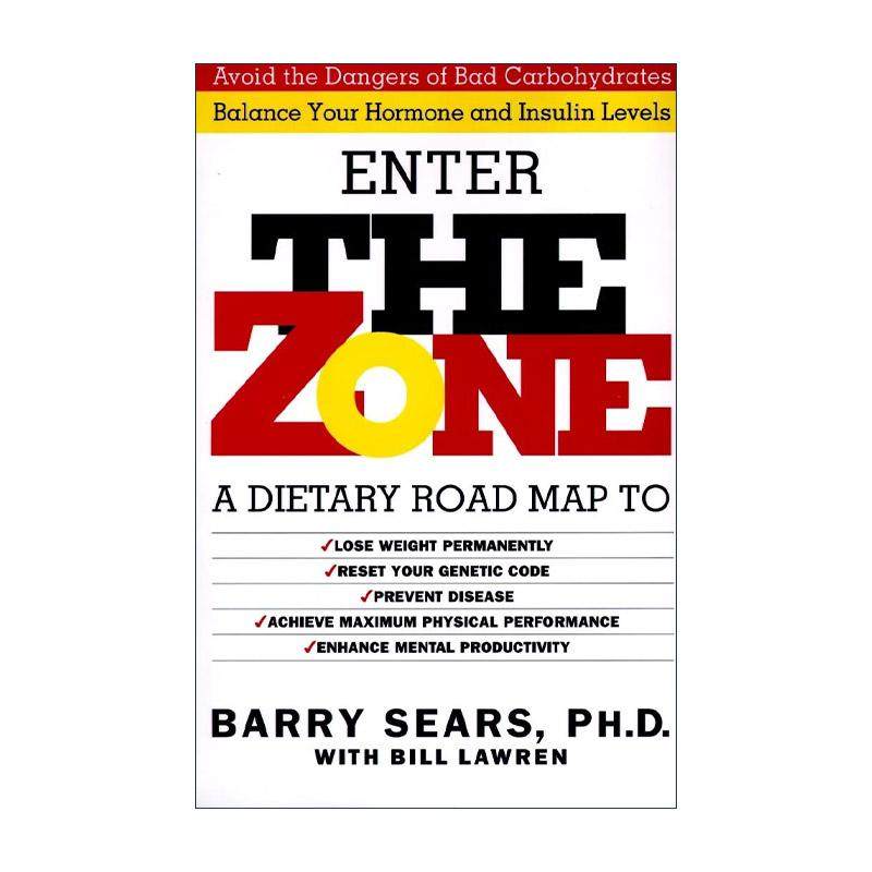 英文原版 The Zone 进入健康地带 精装 健康减肥 巴里·席尔斯博士 英文版 进口英语原版书籍