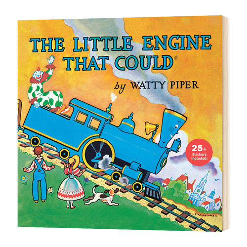 勇敢的小火车头做到了 The Little Engine That Could 直面克服困难坚持不懈童书 英文原版好性格培养儿童绘本 进口英语书籍