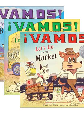 英文原版 iVamos! 走 一起系列3册 普拉贝尔普雷奖绘本 Raul the Third 英文版 进口英语原版书籍