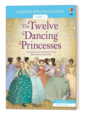 英文原版 English Readers Level 1 The Twelve Dancing Princesses 分级阅读1 十二个跳舞的公主 英文版 进口英语原版书籍
