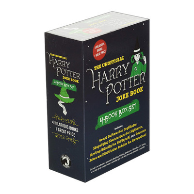 英文原版 The Unofficial Joke Book for Fans of Harry Potter 4-Book Box Set 非官方哈利波特笑话书 4册盒装 进口英语原版书籍