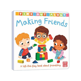 英文原版绘本 Find Out About Making Friends 结交朋友 儿童启蒙认知英语绘本 Find Out About系列 英文版 进口英语原版书籍