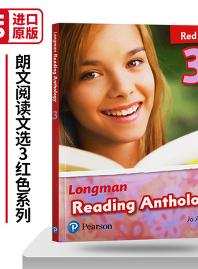 朗文阅读文选3红色系列 Longman Reading Anthology Red Series 提高阅读理解能力 英文原版英语词汇学习书籍