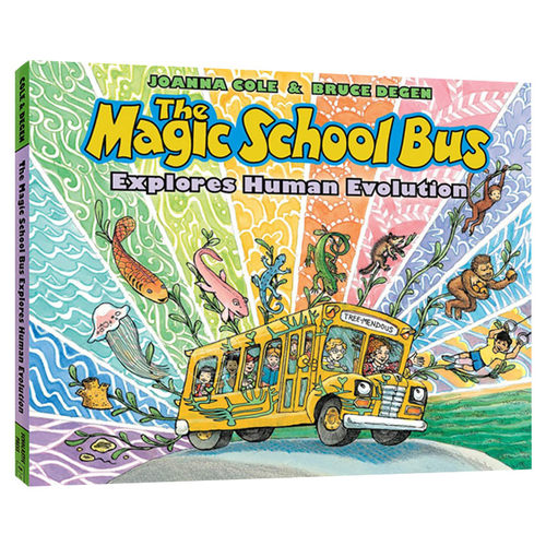神奇校车新作人类进化 The Magic School Bus Explores Human Evolution 英文原版绘本 儿童科普启蒙故事书 英文版进口书
