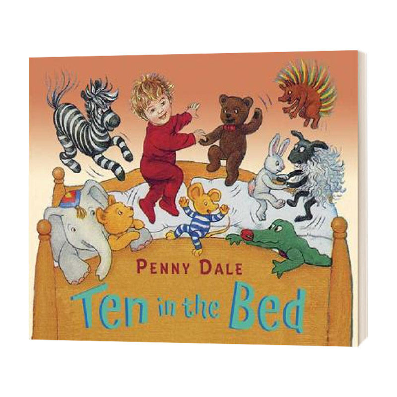 小朋友 英文原版儿童经典数学启蒙绘本纸板书 吴敏兰123 进口英语书籍